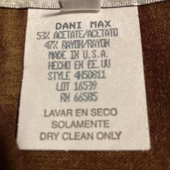 EUC Vintage Lois Snyder Dani Max Jacket Pant Suit Size 12 - Picture 16 of 16